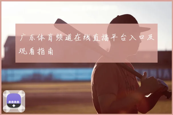 广东体育频道在线直播平台入口及观看指南